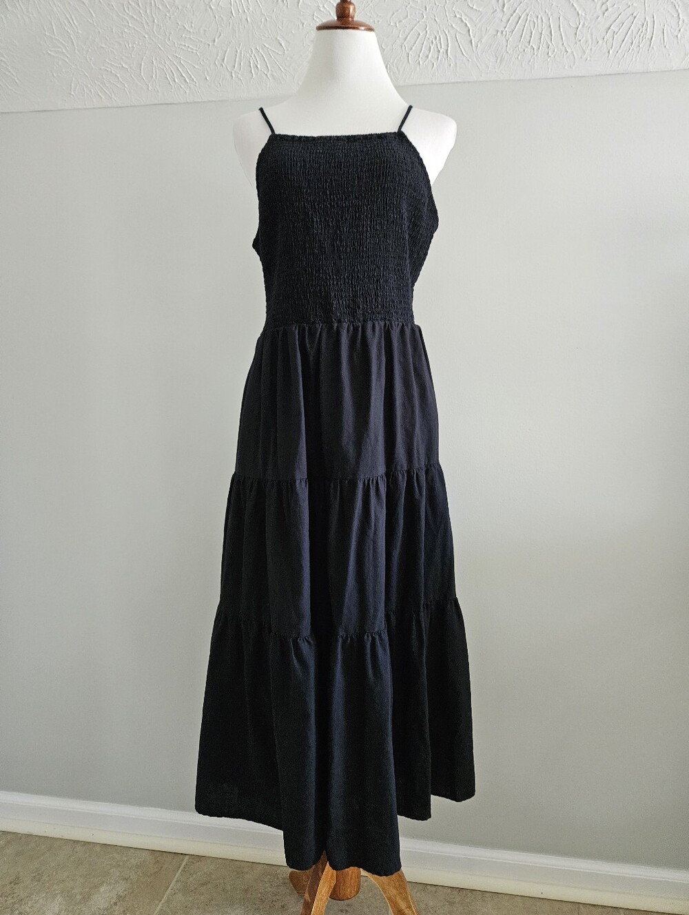 Universal Thread | Black Smocked Maxi Dress